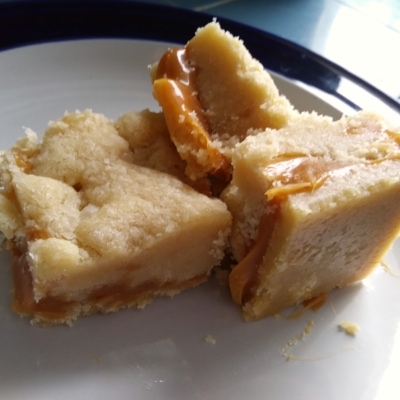 Salted Caramel Butter Bars | The Cookalong Podcast