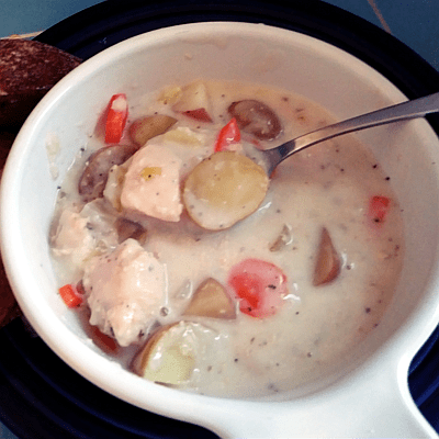 Garlic Parmesan Chicken Soup | The Cookalong Podcast