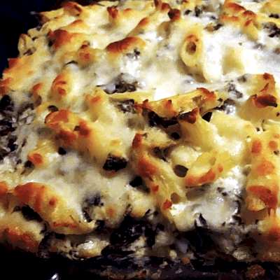 Penne Spinach Lasagna Bake | The Cookalong Podcast