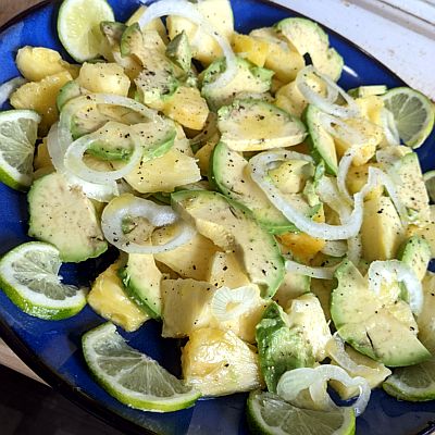 Pineapple & Avocado Salad : Simple & Unexpected | The Cookalong Podcast